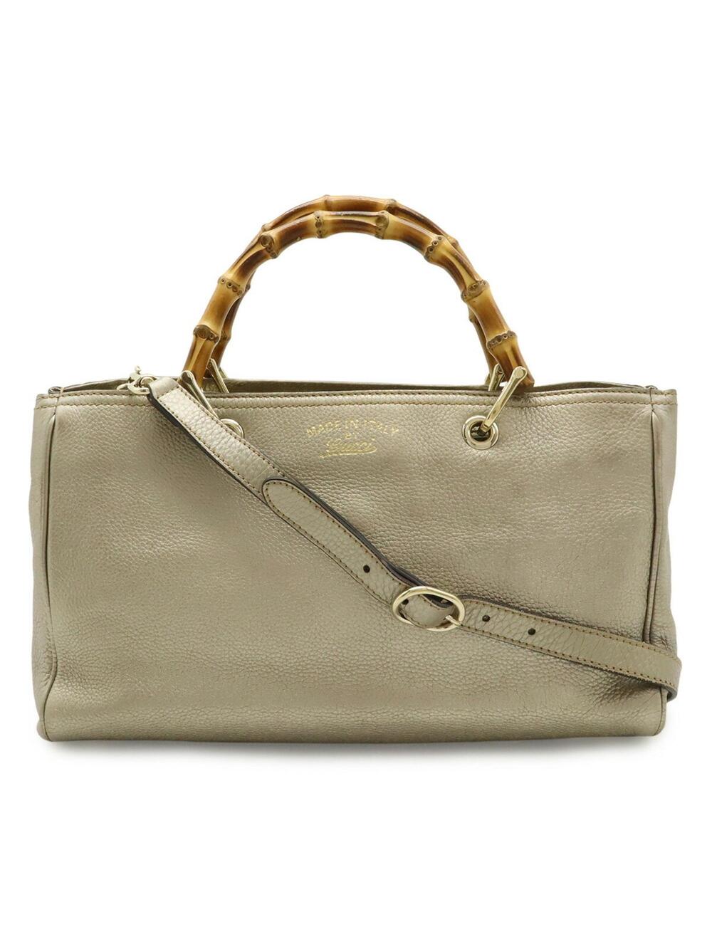 Gucci Bamboo Shopper Tote Leather #375054G80B